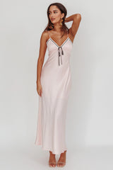 Sharla Bow Bust Maxi Dress Rosewater