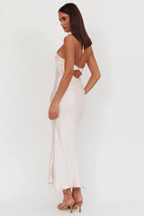 Jassinta Keyhole Bust Maxi Dress Pink