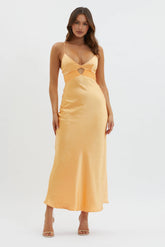 Eternal Sun Keyhole Bust Maxi Dress Mango