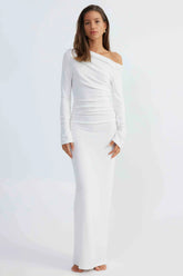 SNDYS Reya Maxi Dress White