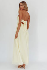 High Streets Strapless Maxi Dress Butter