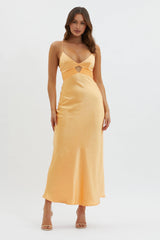 Eternal Sun Keyhole Bust Maxi Dress Mango